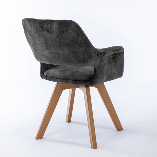 Különleges sötétzöld lamila szék részletei  design