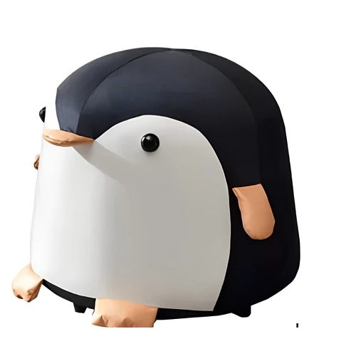 Fekete és fehér pingu puff