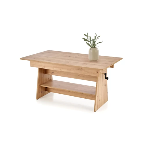 Erika emelő-mechanikás dohányzóasztal – artisan tölgy