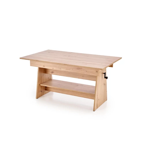 Erika emelő-mechanikás dohányzóasztal – artisan tölgy - 3. kép