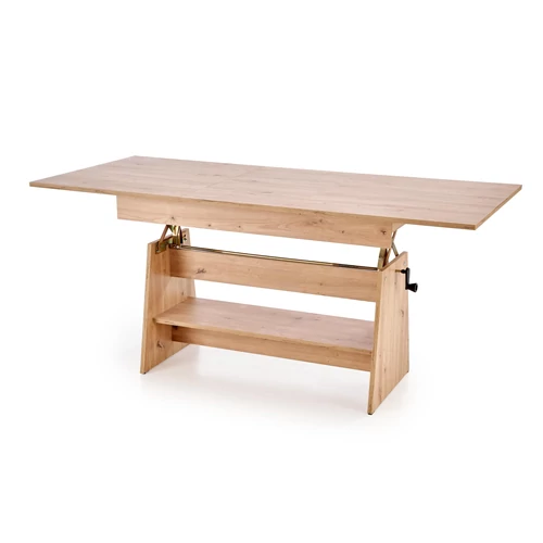 Erika emelő-mechanikás dohányzóasztal – artisan tölgy - 4. kép