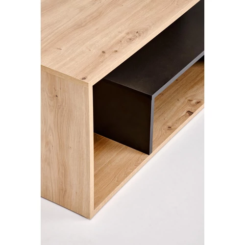 Iva dohányzóasztal – artisan tölgy / fekete - 6. kép