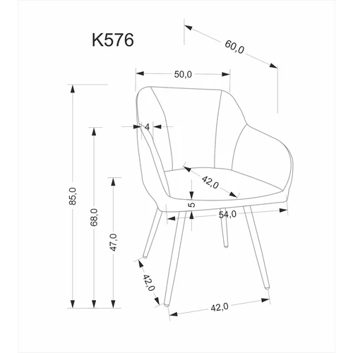 K576 forgatható szék – szürke - 11. kép
