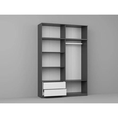 Gardrób szürke 164,4 cm - C8
