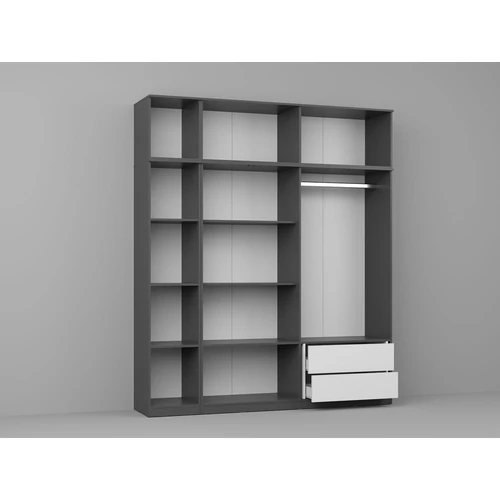 Gardrób szürke 205,4 cm - C10