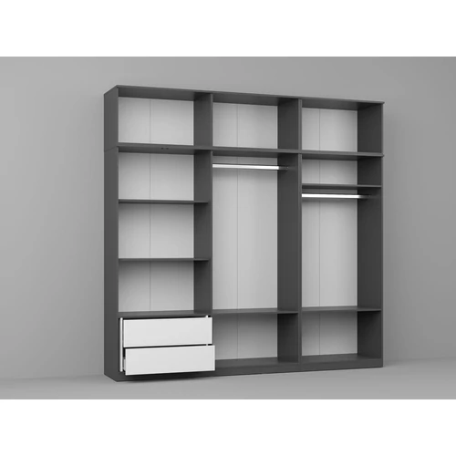 Gardrób szürke 247,4 cm - C14