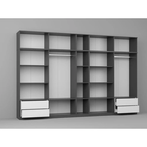 Gardrób szürke 369,8 cm - C20