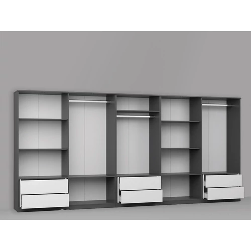 Gardrób szürke 411,8 cm - C21