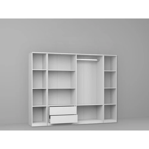 Gardrób fehér 246,4 cm - C11