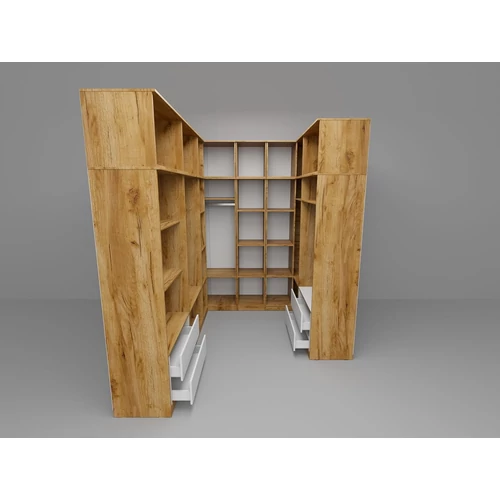 Gardrób U K03 251,2/216,8/172 cm - C42