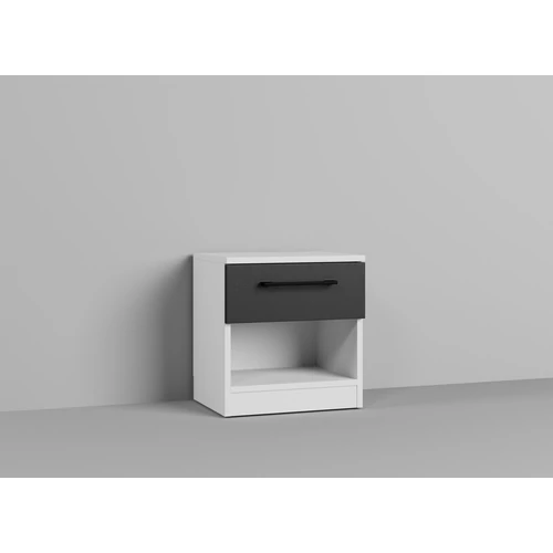 Set doua noptiere fehér - szürke