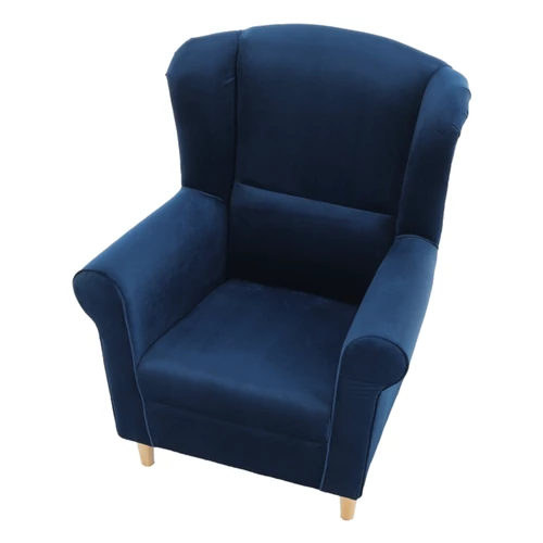 Elegáns kék szövetben