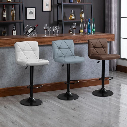 SELEST bárszék ekobőr szürke/fekete