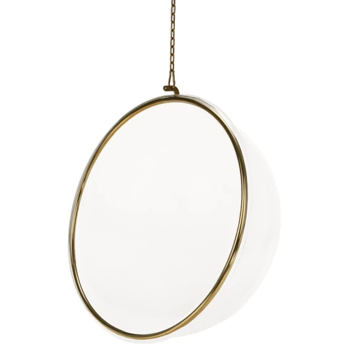 Függő fotel  átlátszó/arany/fehér  BUBBLE NEW TYP 1