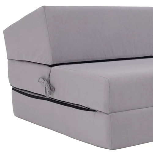 VEDIS 2v1 összecsukható matrac/fotel  világosszürke