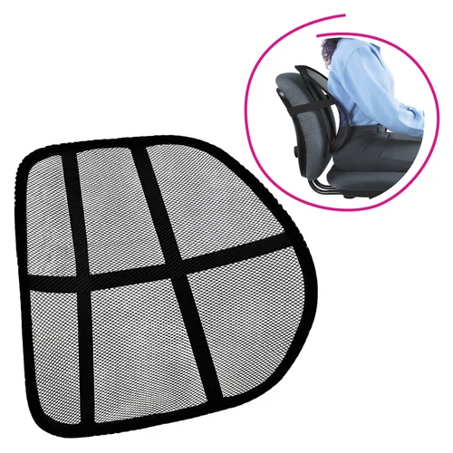 Ergonomikus háttámla, fekete, BEKIO