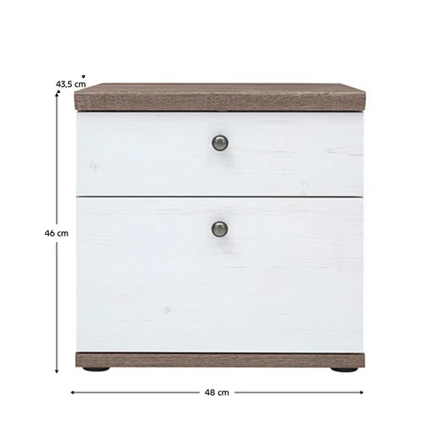 Modern design  fenyő/sonoma trüffel tölgy kombináció