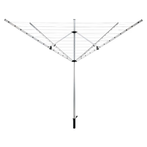 Kerti ruhaszárító, ezüst/fekete, 50 m, ROTARY NEW TYP 1