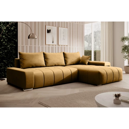 Modern design  mustársárga színben
