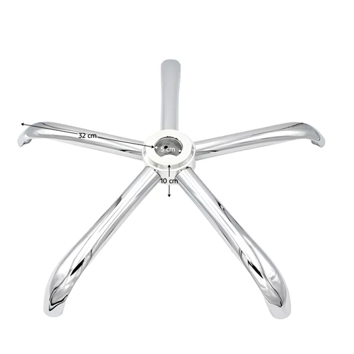 Krómozott talp  sugár 32 cm