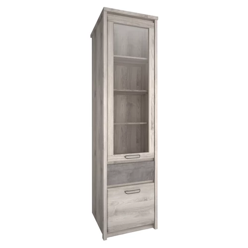 Vitrin 1D1W1S, nairobi gesztenye/onix, JESI NEW