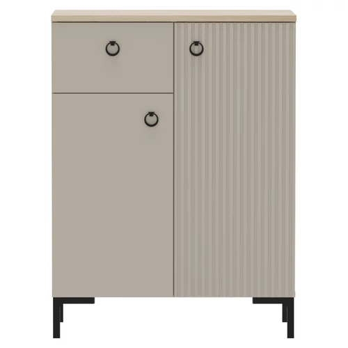 Taupe/Silverjack tölgy színű komód