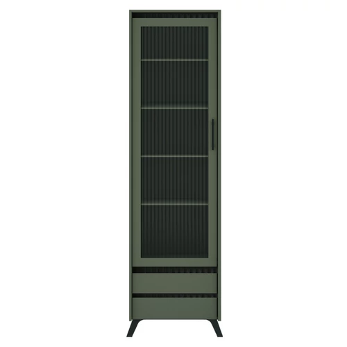 Vitrin, smoke zöld/fekete, LONGY REG1W2S