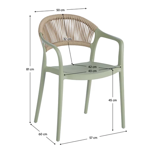 Stílusos design bézses és zöldes árnyalatban