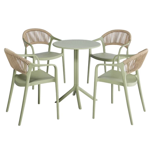 Elegáns design kertben