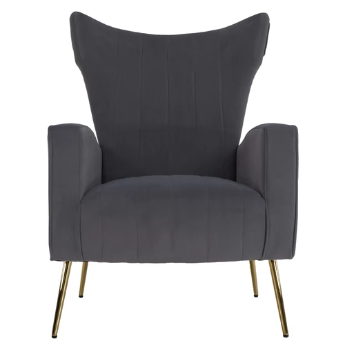 Relaxfotel szürke velvet szövet