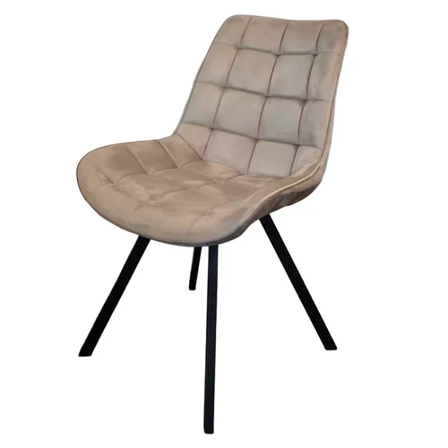 Szürkésbarna taupe velvet szövet