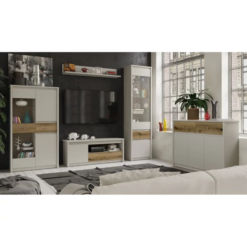 Elegáns 2D design.  KAROS 2D1S TV-állvány