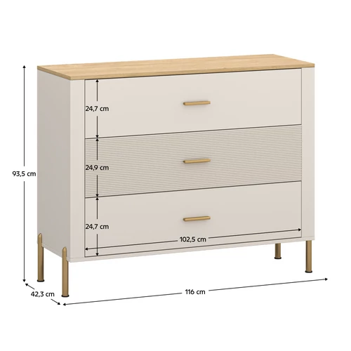 Modern design kő tölgy és kasmír kombinációjával