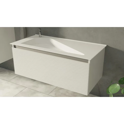Elegáns design öntött márvány mosdóval.  TMP TROYA100