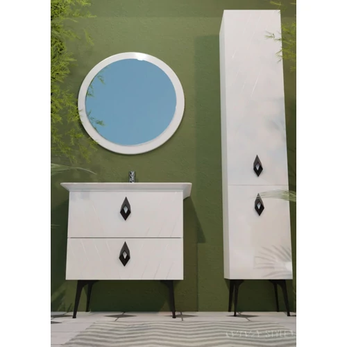 Lábon álló fürdőszobabútor  70x47 cm méretben.  TMP Keops CeraStyle Blue 70