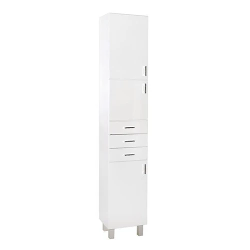 Viva STYLE fürdőszobai ÁLLÓSZEKRÉNY 192 magas POLCOS - BALOS - 35 x 28 x 192 cm