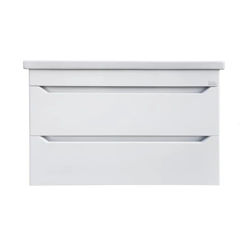 TMP SHARP 80 fali fürdőszobabútor Sanovit SOFT - 13080 porcelán mosdóval - 80 x 45,5 cm
