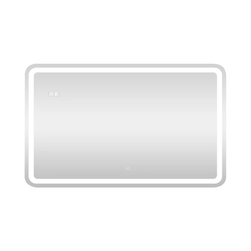 Viva AURA Led TOUCH fürdőszobai tükör - páramenetesítővel - órával - 100 x 70 cm