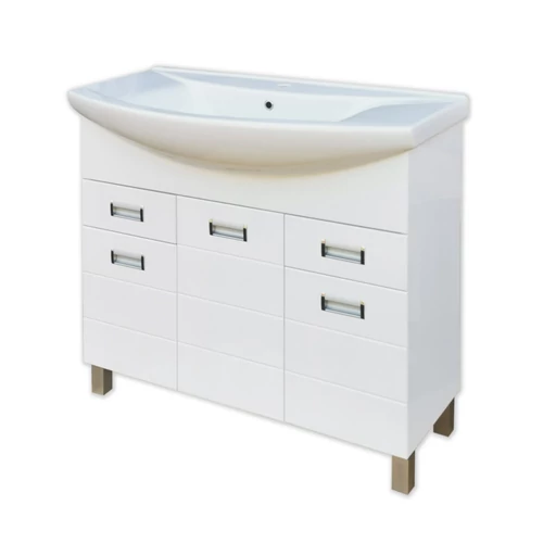 Elegáns design Sanovit ZENON mosdóval  Viva SZQUARE bútor
