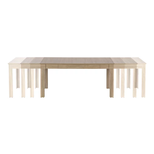 SEWERYN 160/300 cm bővíthető étkezőasztal, sonoma tölgy