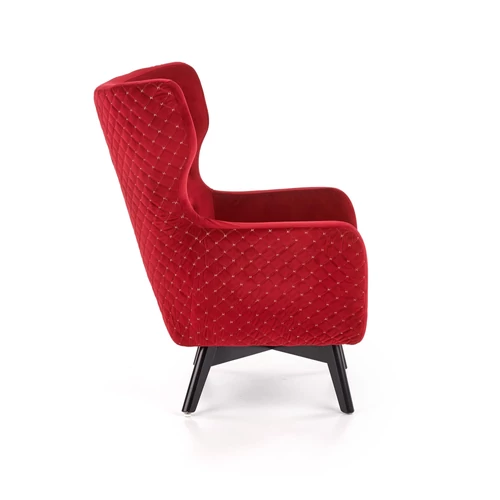 Elegáns bordérozott fotel