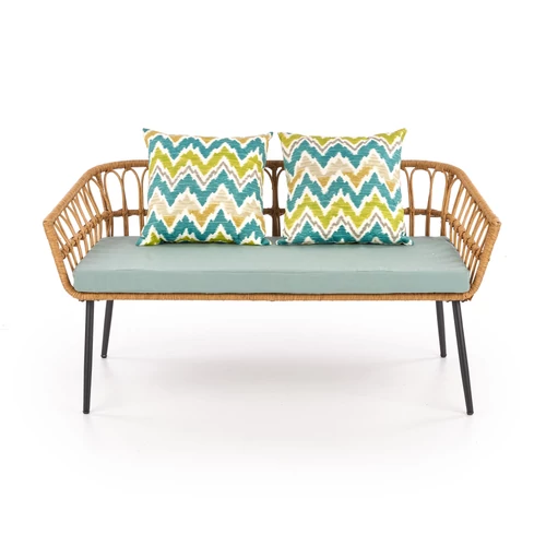 Gardena 2s rattan kanapé