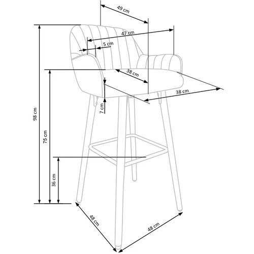 Modern bárszék design