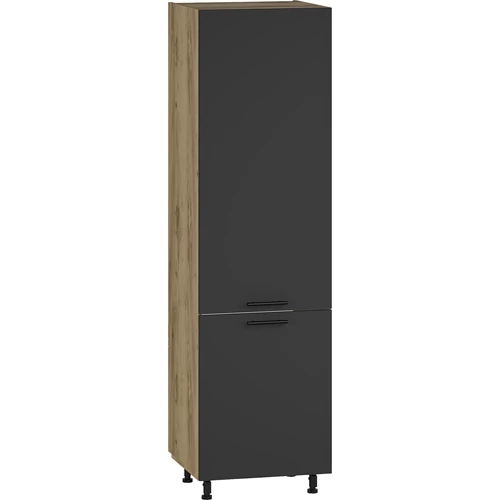 VENTO DU-60/214 magas kamraszekrény, szín: craft tölgy / antracit