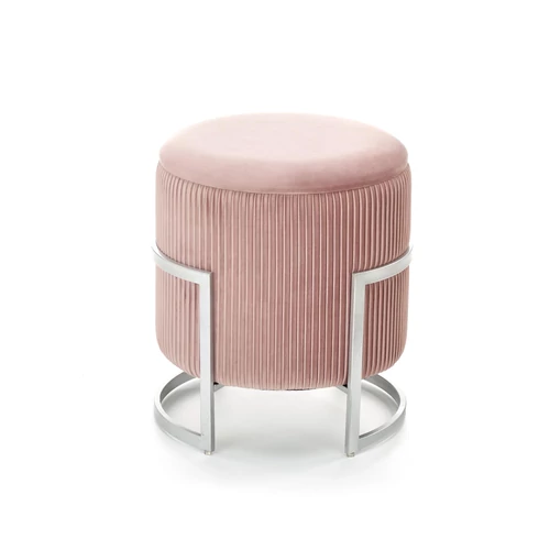 Modern design világos rózsaszínű puff