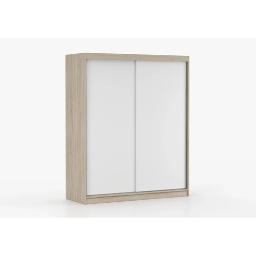 Bono 04 Gardrób 160 cm | Sonoma Tölgy | Fehér