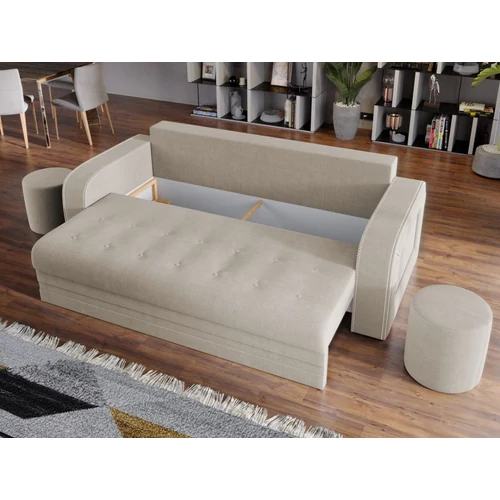 Elegáns kávacos krém kanapé a nappaliba