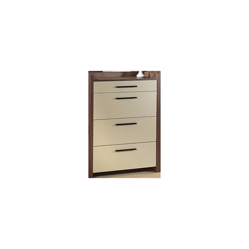 SOLARIS cipőtartó 80 cm világos tölgy-grafit - 5. kép