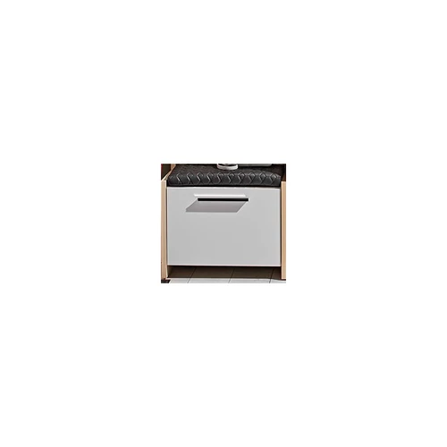 SOLARIS mini komód 60 cm világos tölgy-fehér