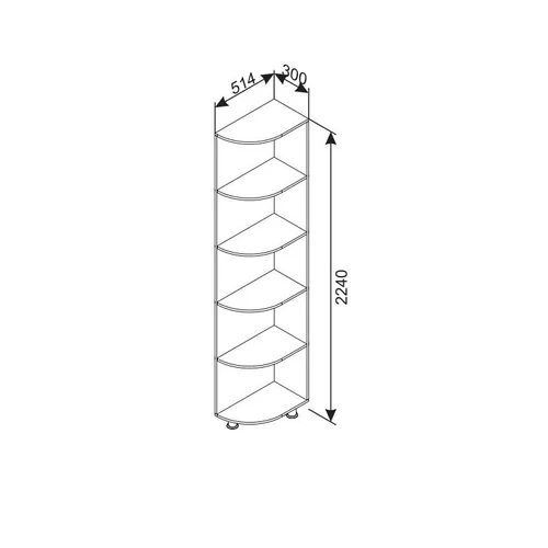 RIO polc fehér - 2. kép